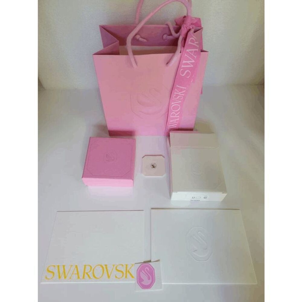 🦢 SWAROVSKI Jewelry Authentic EMPTY Box Packaging